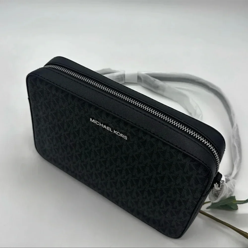 Michael Kors EW Crossbody Bag Black Leather